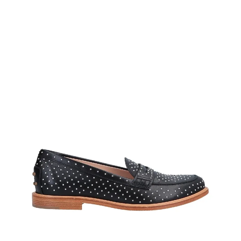 Tod's Studded Leather Loafers Smart - Shoe Functionality Style  