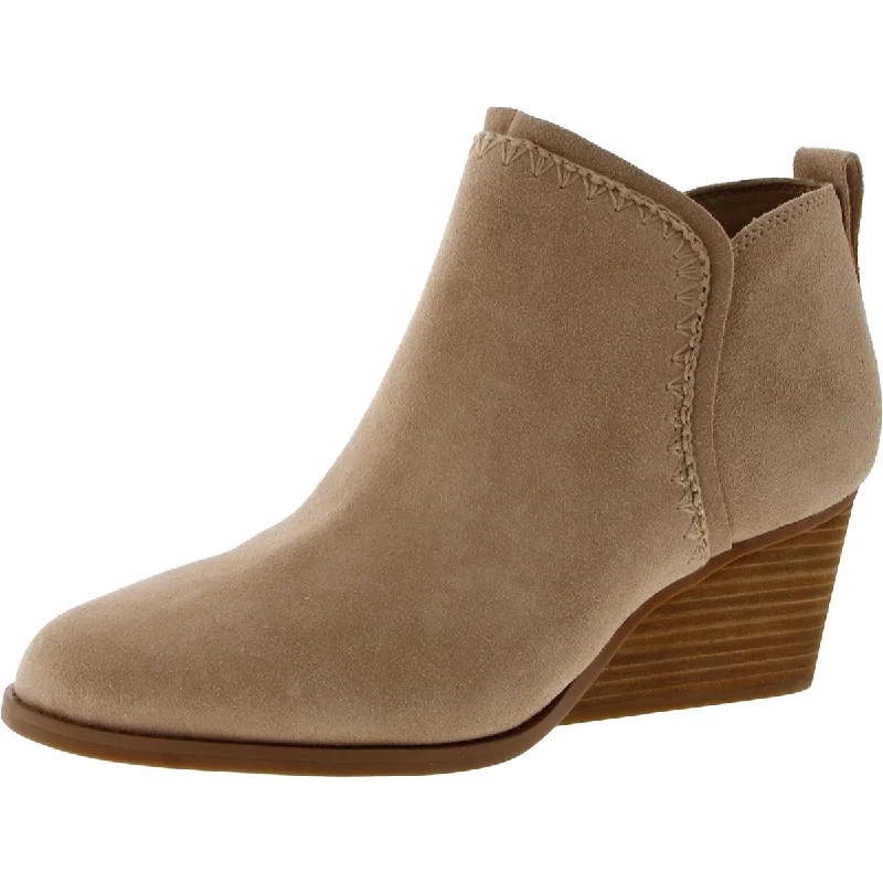 Toms Womens Kaia Faux Suede Solid Booties Two - Tone Shoe Design  