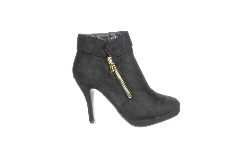 Trendsup Collection Womens Ankle Sz 7.5 Ankle - High Military Boot Style  