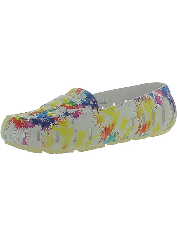 Tycoon Bit Driver Womens Rubber Water Loafers Memory - Foam Slipper Look  