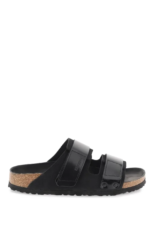 BIRKENSTOCK uji slides Quilted Shoe Design  