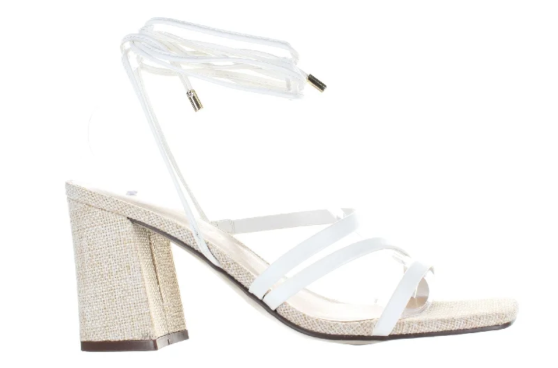 Unisa Womens Ankle Strap Sz 8.5 Striped Shoe Style  