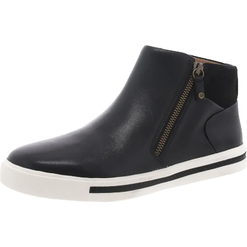 Unstructured by Clarks Womens Un Maui Free Leather Slip ON Ankle Boots Waterproof Hiking Boot Design  