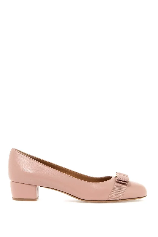 FERRAGAMO "vara bow dé Memory - Foam Slipper Look  