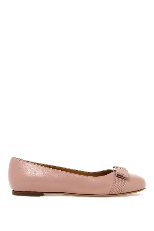FERRAGAMO varina ballet flats Retro Plimsoll Style  