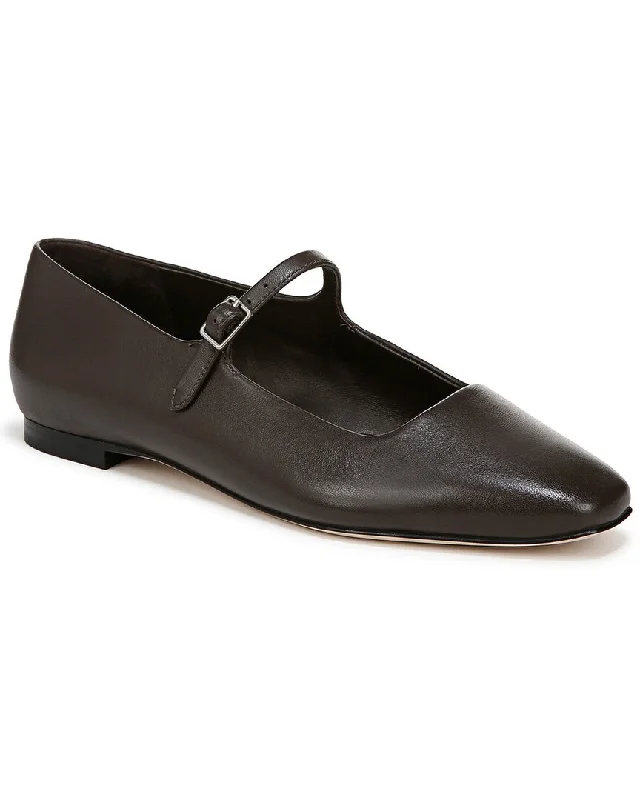 Vince Brodi Mary Jane-B Leather Slip-on Buckle -