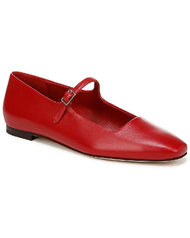 Vince Brodi Mary Jane-B Leather Slip-on Inflatable Shoe Look 