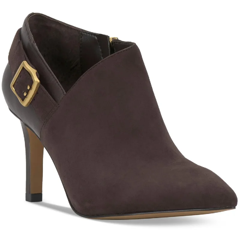 Vince Camuto Womens Kreitha Buckle Pointed Toe Ankle Boots Strap - Up Sandal Resort Style  