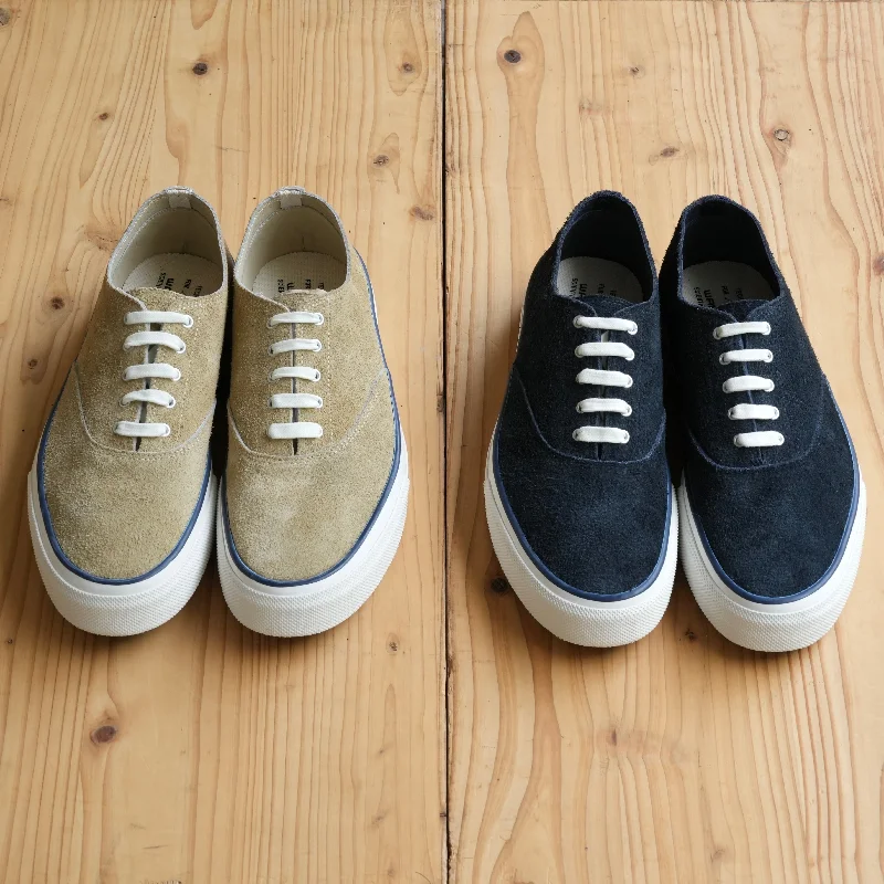WAKOUWA LOW-TOP SUEDE UNLINED Athleisure Derby Style  