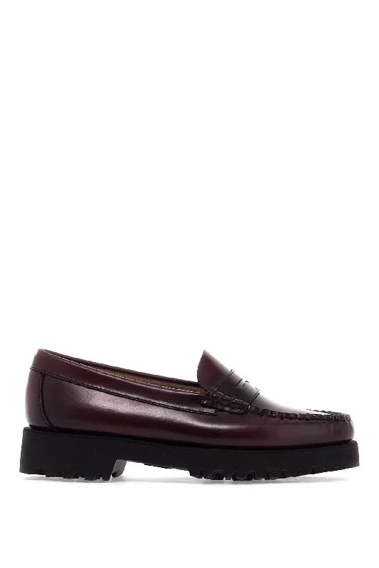 G.H. BASS weejuns 90s mocassins Leather Driving Shoe Style  
