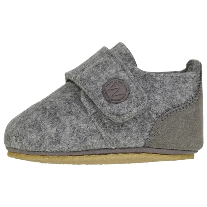 Wheat Marlin Filt Indoor Shoe Grey Elastic - Sided Chelsea Look  