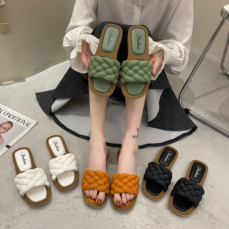Wholesale beach sandals indoor outdoor Summer new cute flip flop sandal ladies flats shoes women wear sandals women's slippers Bespoke Shoe Aesthetic Wholesale beach sandals indoor outdoor Summer new cute flip flop sandal ladies flats shoes women wear sandals women's slippers Bespoke Shoe Aesthetic