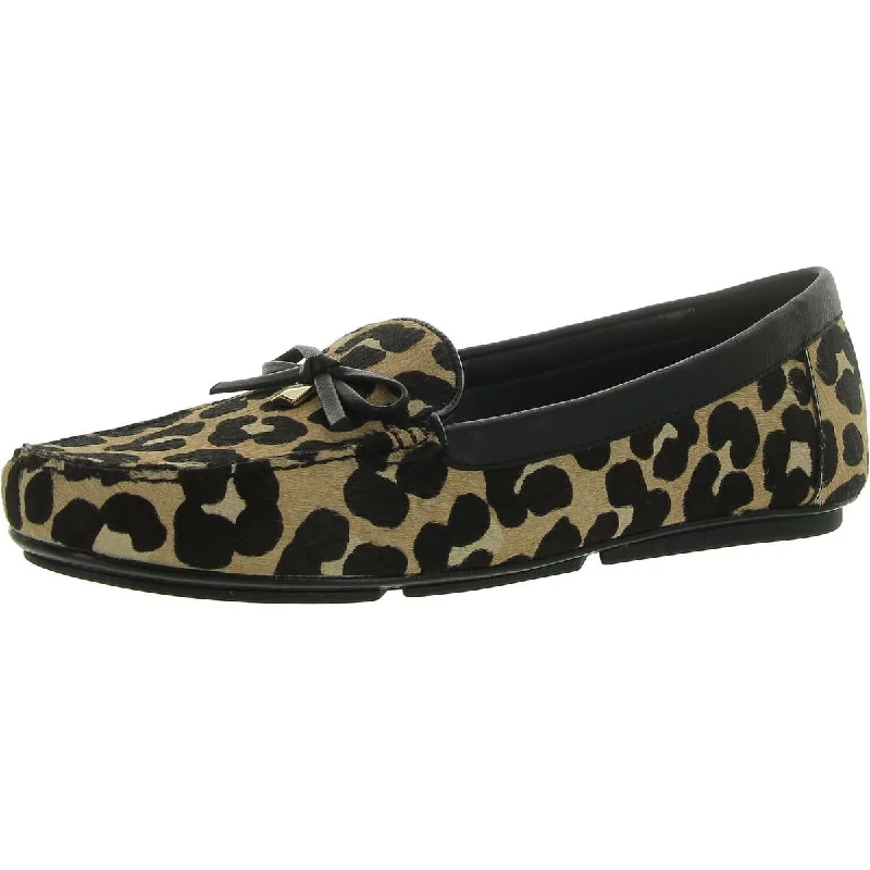 Womens Calf Hair Animal Print Loafers Smart - Shoe Functionality Style  