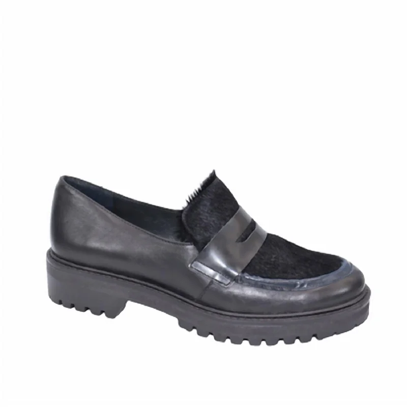 Women's Captiva Loafer In Black/pony Casual Loafer Style          