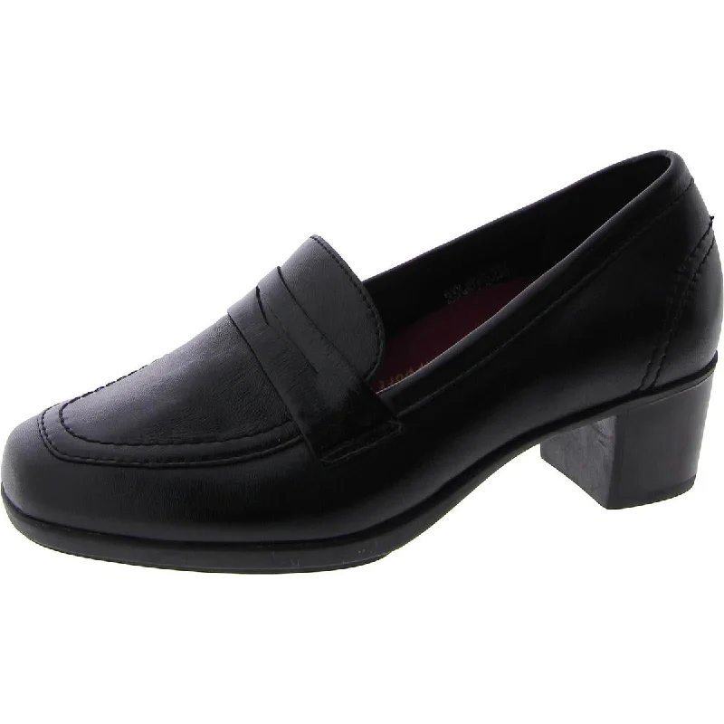 Womens Faux Leather Round toe Loafers Embroidered Cowboy Boot Design  