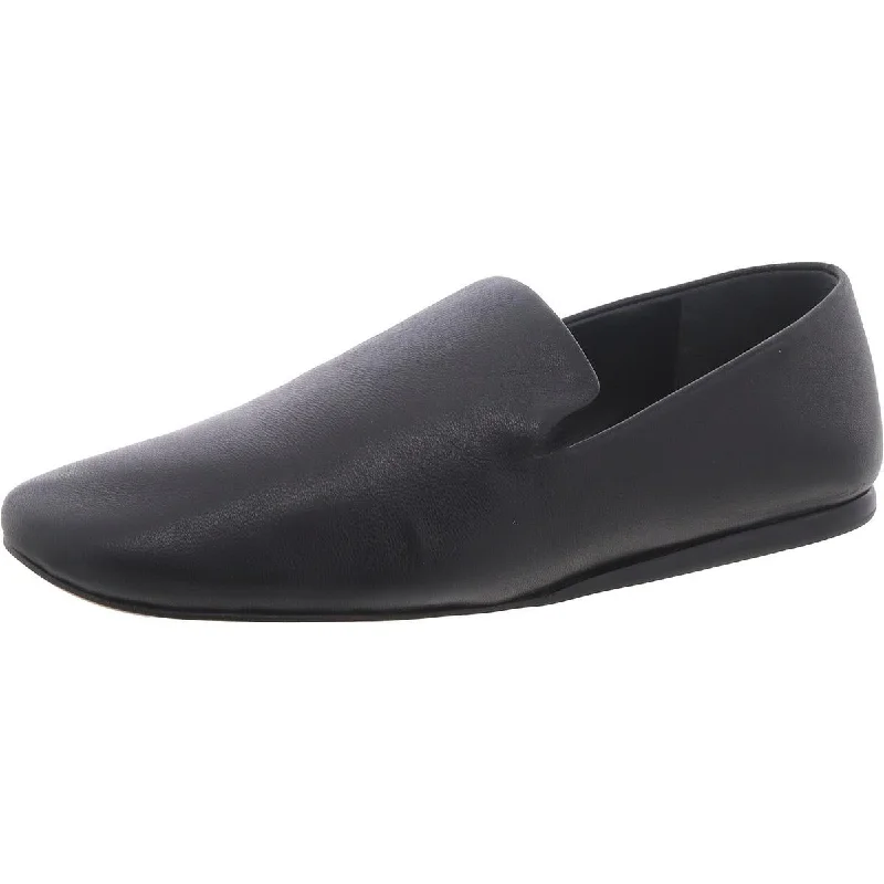 Womens Faux Leather Slip On Loafers Moccasin Soft - Sole Style  
