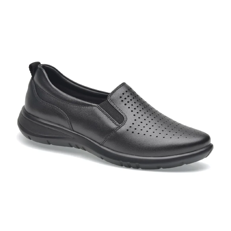 Women's lambskin shoes -Celeste Striped Shoe Style  