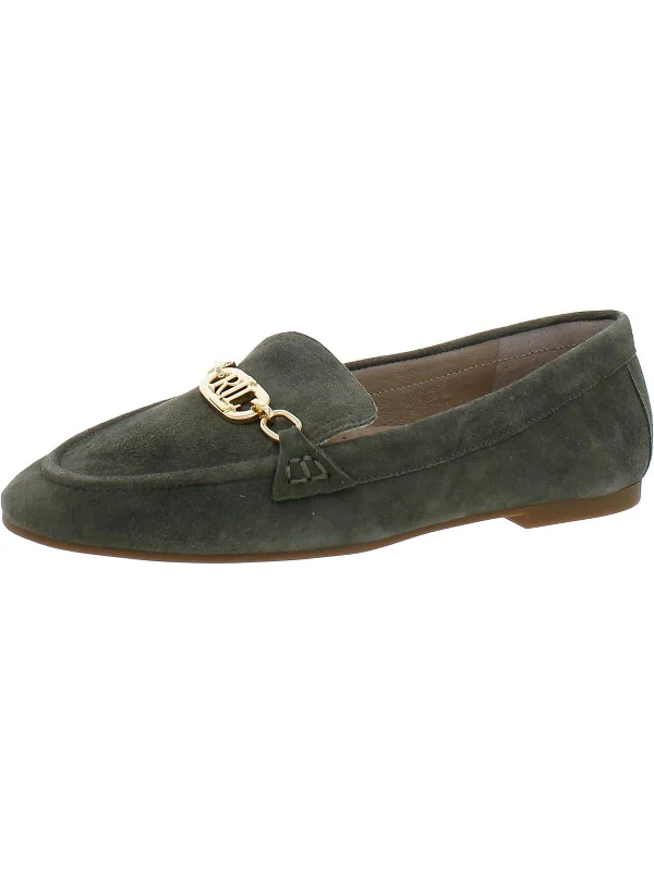 Womens Leather Dressy Fashion Loafers Athleisure Derby Style  