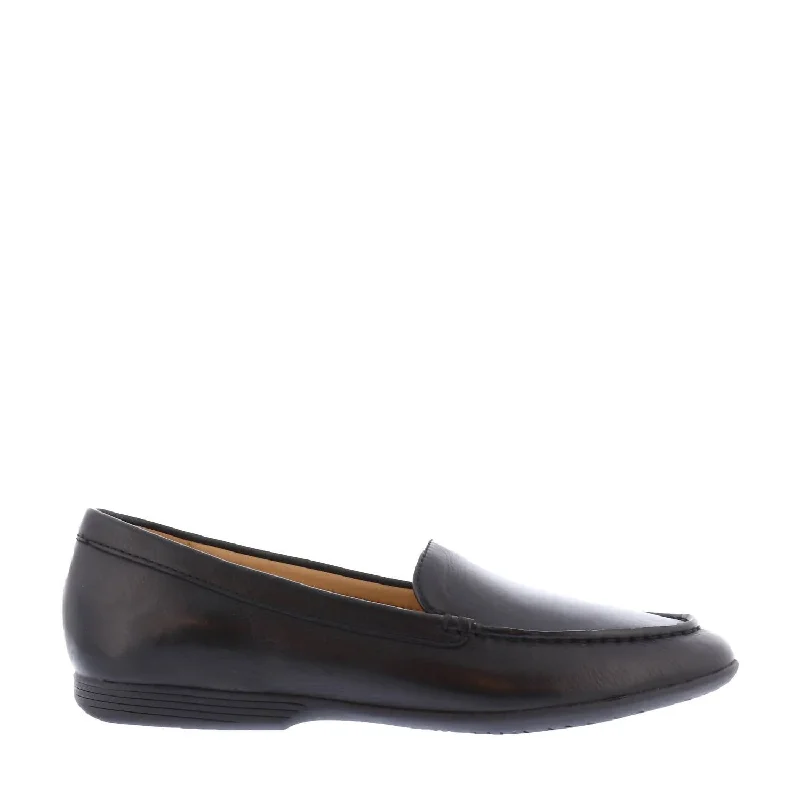 Women's Lorri Loafer In Black Business Monk Strap Style  