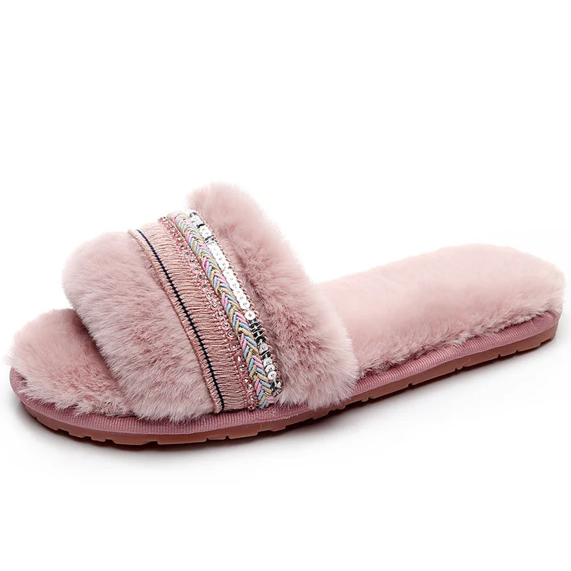 Women's newest fur lined women winter slippers indoor home warm Beauty salon faux fur shoes Mod Oxford Design Women's newest fur lined women winter slippers indoor home warm Beauty salon faux fur shoes Mod Oxford Design