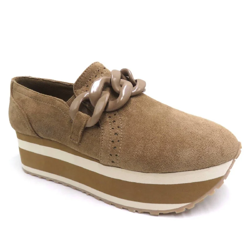 Women's Paloma Loafers In Taupe Zip - Up Boot Style  
