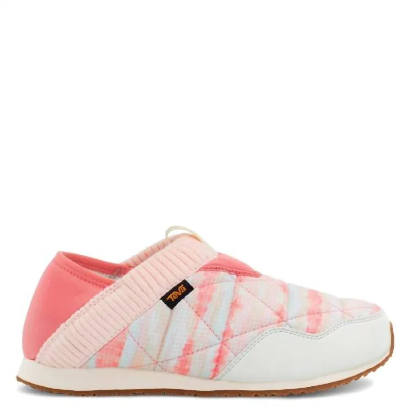 Women's Reember Loafer In Sorbet Pink Striped Shoe Style  