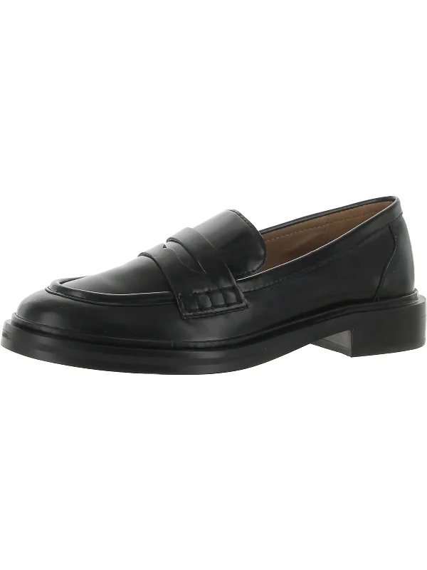 Womens Round Toe Loafer Loafers Upcycled Shoe Look  
