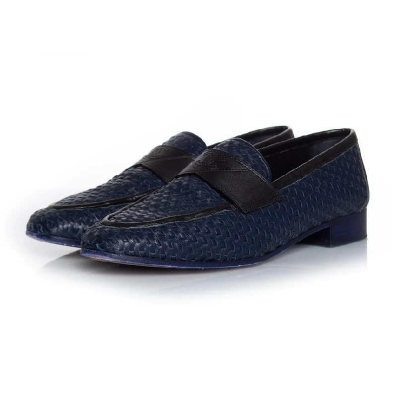 woven leather moccasin loafer Performance Running Sneaker Look  