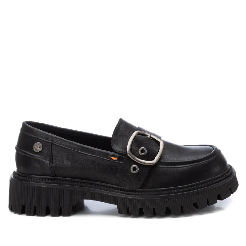 Xti Womens moccasins Open - Lacing Derby Look  