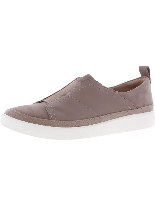 Zinah Womens Leather Lifestyle Slip-On Sneakers Cowboy Boot Western Style  