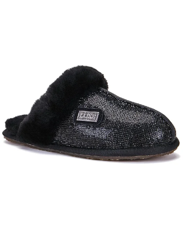 Australia Luxe Collective Closed Shearling Slipper Paisley Print Shoe Design  