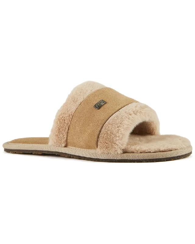 Australia Luxe Collective Muchas Suede Slipper Monochromatic Shoe Look  