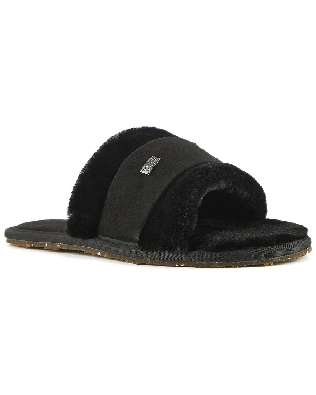 Australia Luxe Collective Muchas Suede Slipper Art Deco - Inspired Shoe Look  