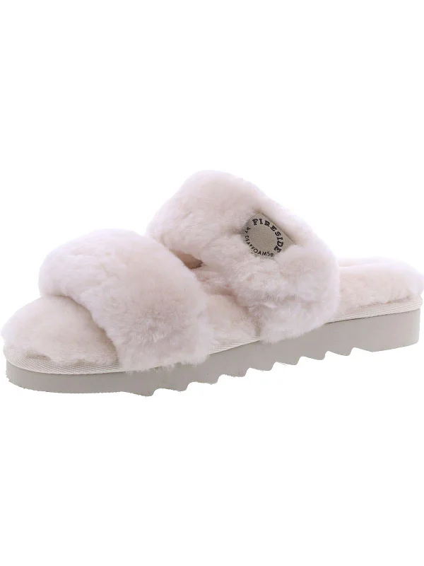 BHFO Womens Slide On Cushioned Slide Slippers Bespoke Shoe Aesthetic 