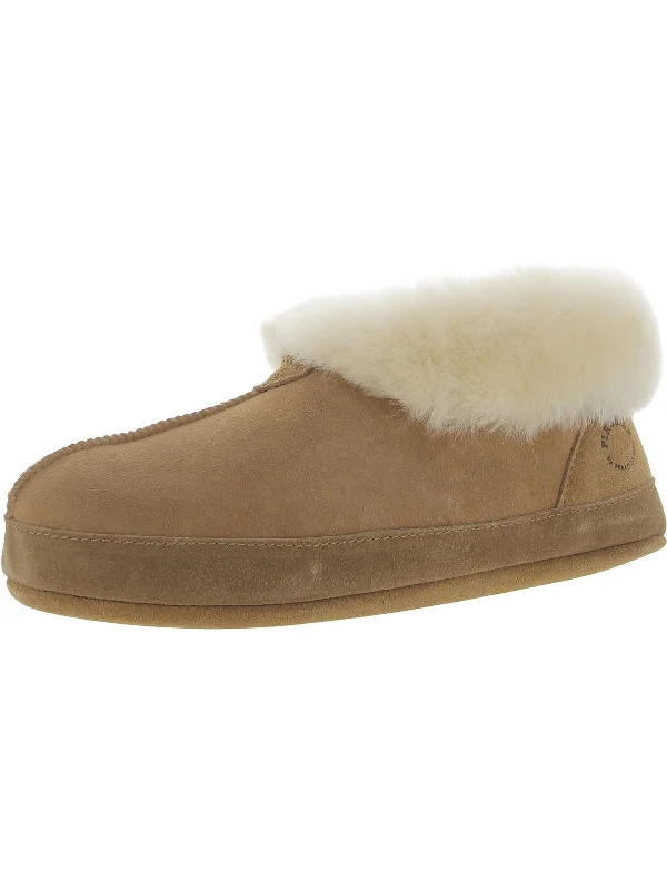 Byron Bay Womens Leather Slip On Bootie Slippers Leather Driving Shoe Style  