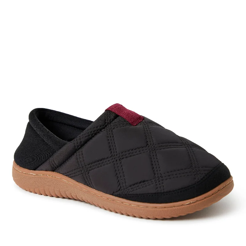 Dearfoams Women's River Closed Back Collapsible Heel House Shoe Slipper Loose - Fit Slipper Style  