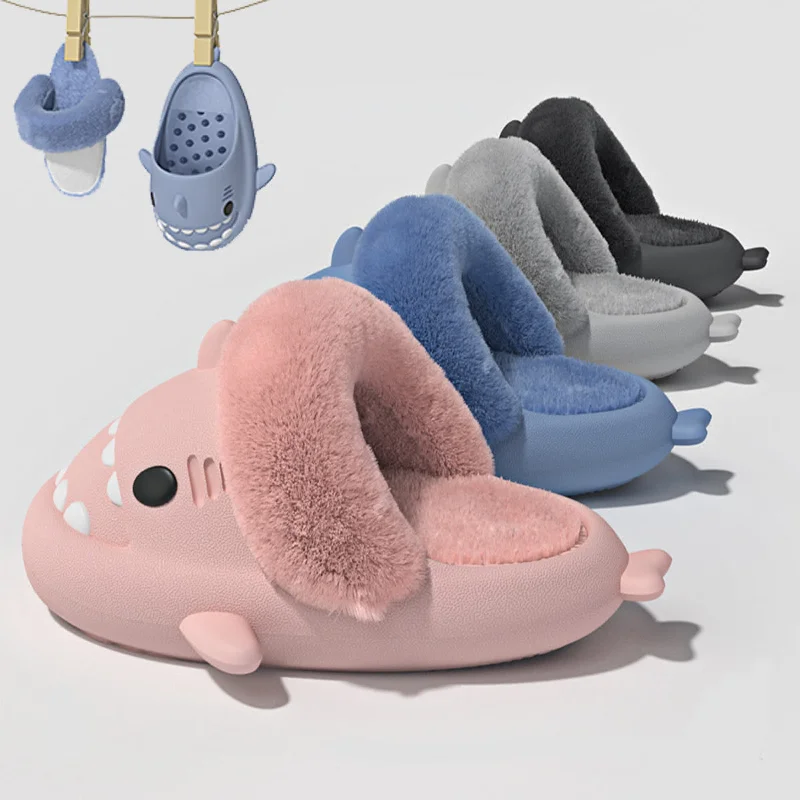 Happy Shark EVA Clog Sandals with Removable Cotton Liner Skateboarding Sneaker Style  