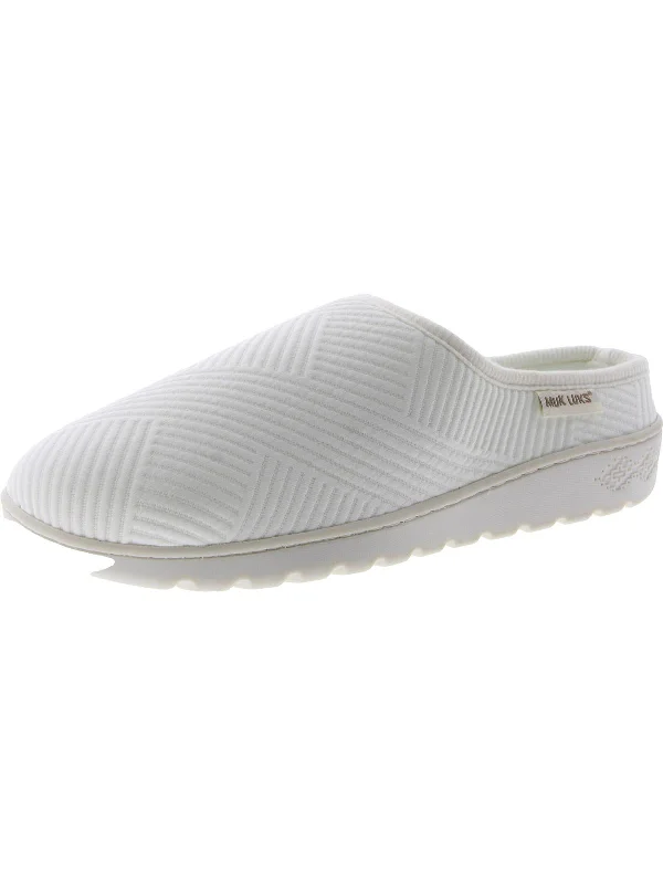 Heidi Womens Comfy Slip On Scuff Slippers Suede Desert Boot 