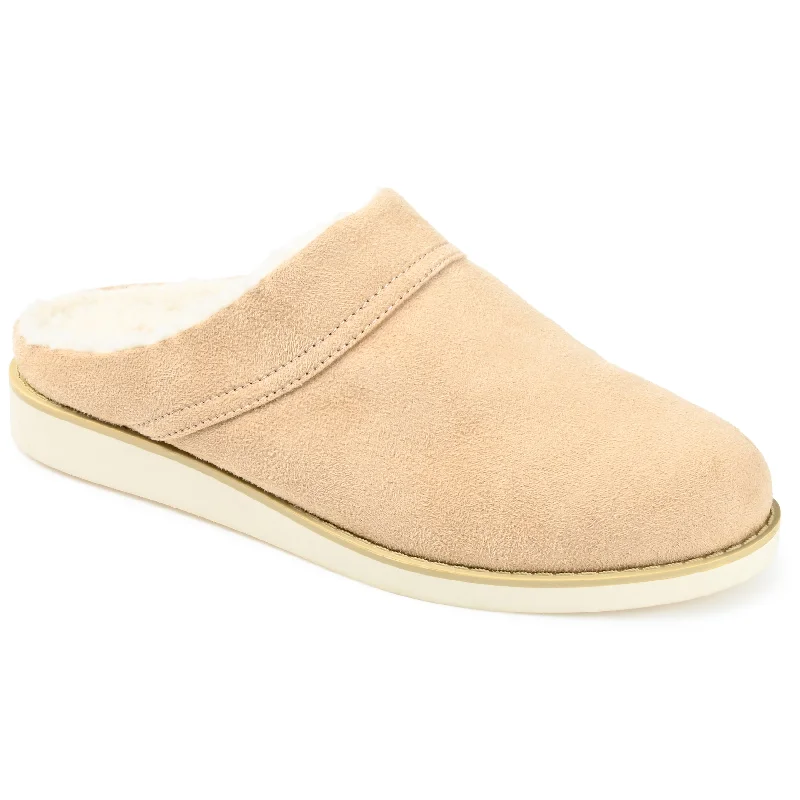 Journee Collection Women's Sabine Slipper Tassel Driving Shoe Look 