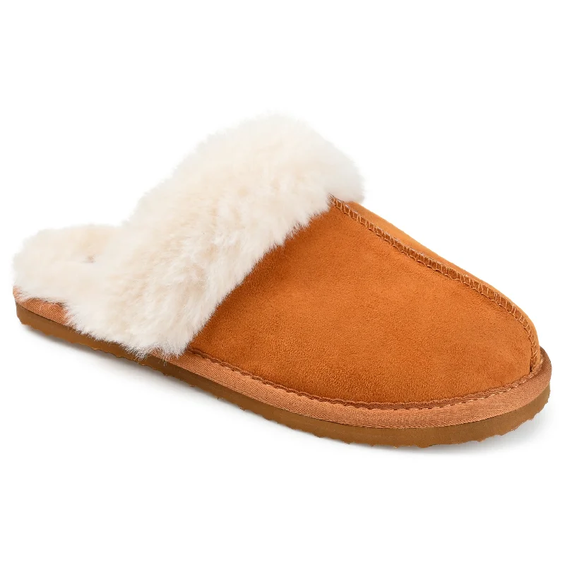 Journee Collection Women's Tru Comfort Foam Delanee Slipper Leather Driving Shoe Style  
