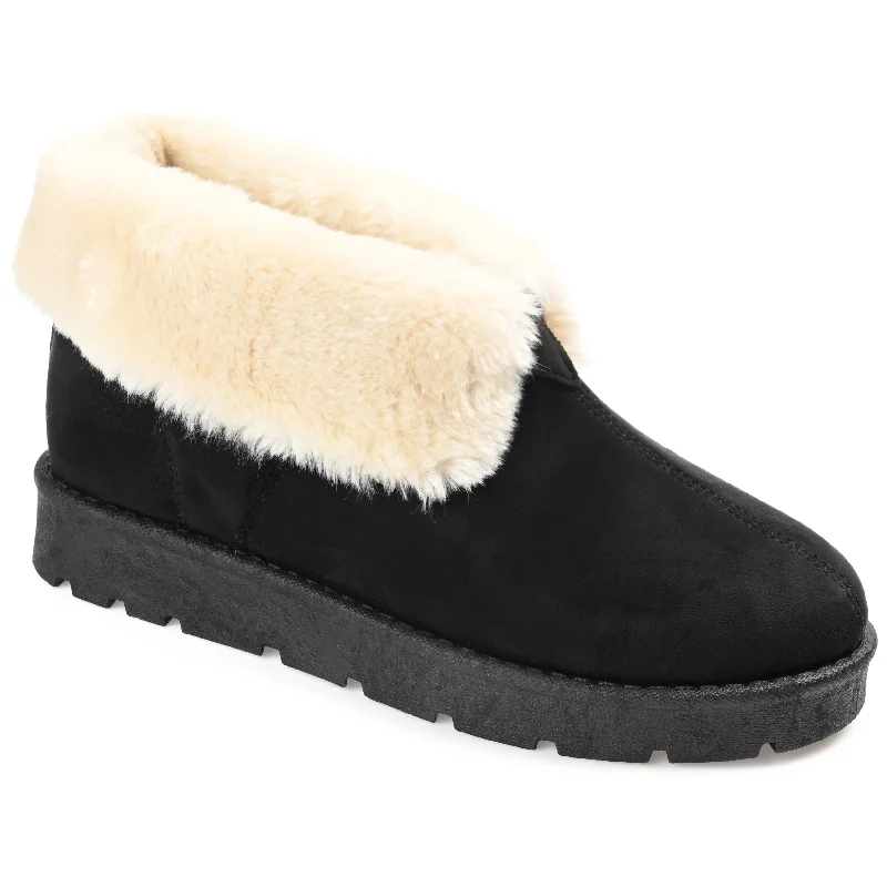 Journee Collection Women's Tru Comfort Foam Horizzen Slipper Elastic - Sided Chelsea Look  