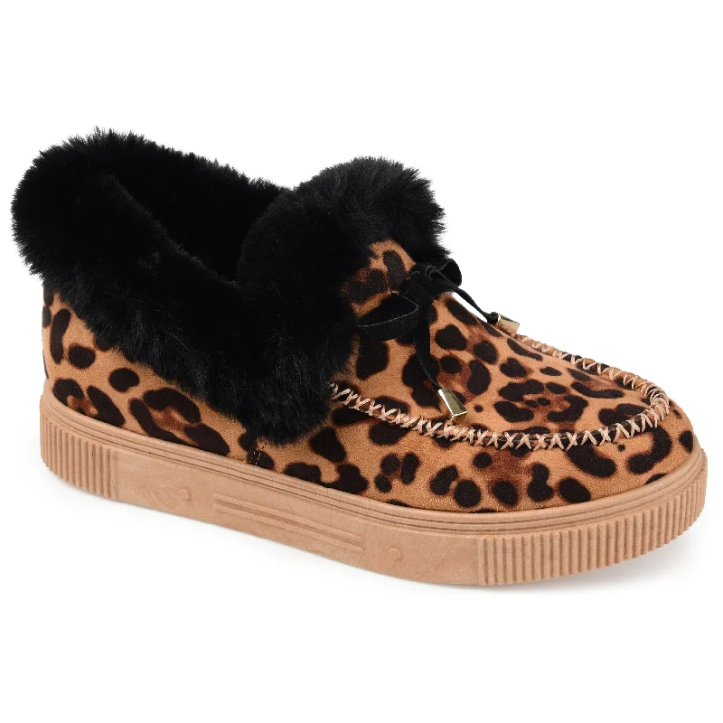 Journee Collection Women's Tru Comfort Foam Midnight Slipper Checkered Shoe Pattern Look  