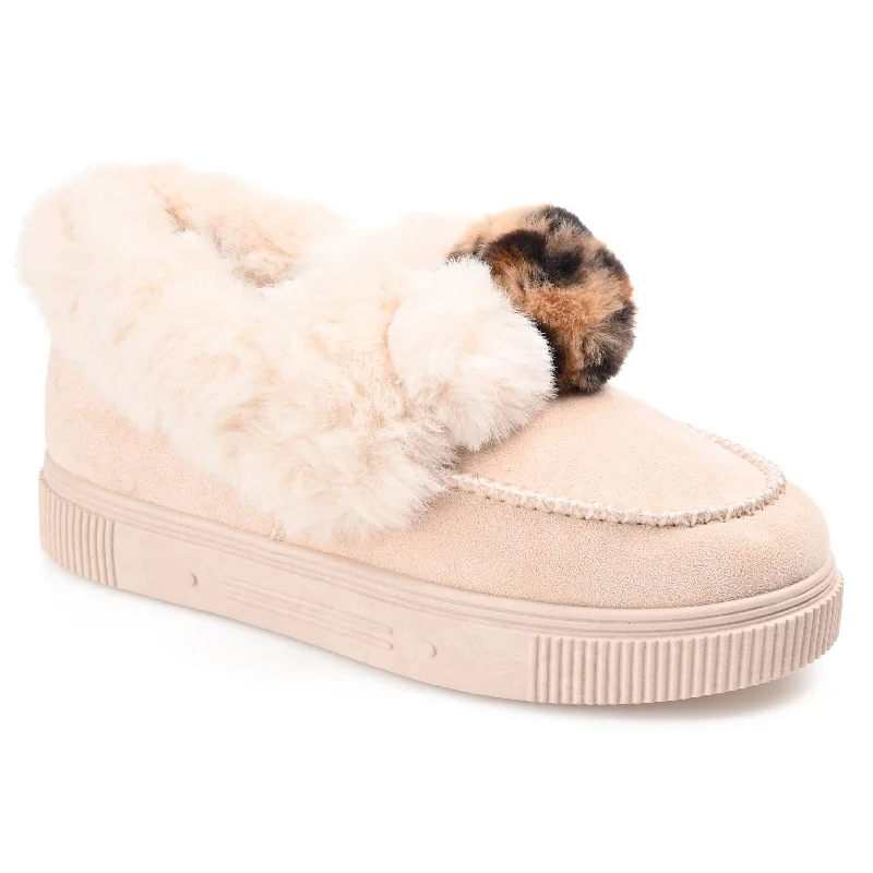 Journee Collection Women's Tru Comfort Foam Sunset Slipper Paisley Print Shoe Design  