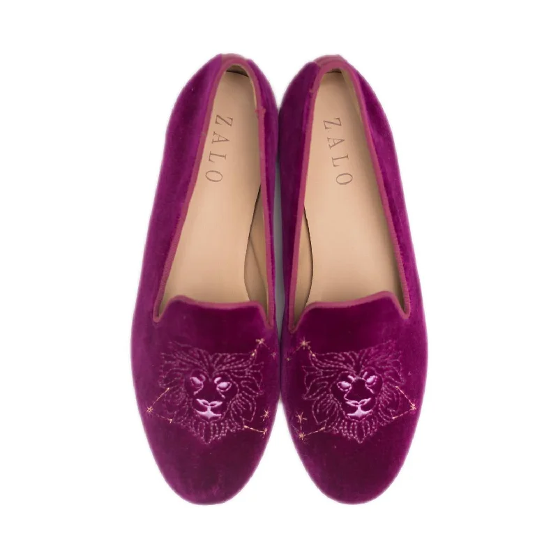 Leo Slipper In Bougainvillea Hemp - Material Shoe Style  
