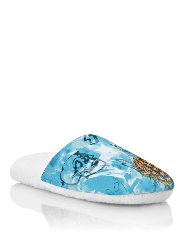 Slipper Pineapple Skies Sustainable Shoe Design  
