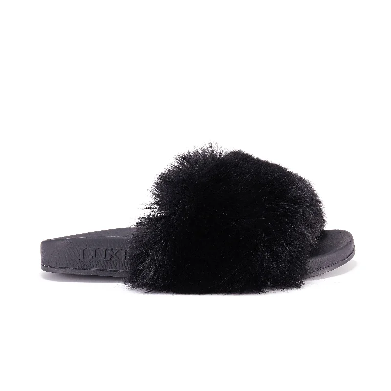 TOUCHE BLACK Elastic - Sided Chelsea Look  
