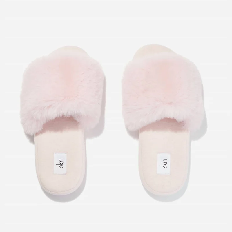 Whitley Plush Slides In Pearl Pink Hiking Boot Durability Style  