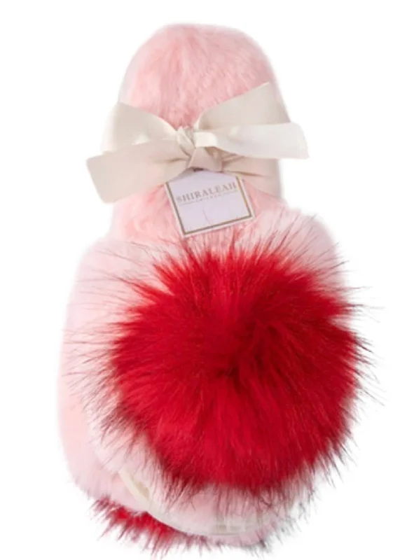 Women's Amor Slipper In Pink/red Buckle -