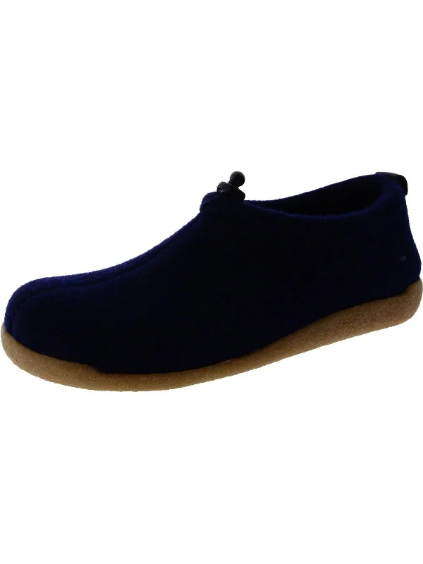 Womens Felt Slip-On Loafer Slippers Hemp - Material Shoe Style  