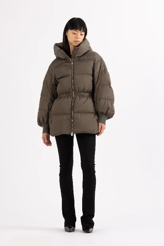 DRAWSTRING DOWN JACKET AZA